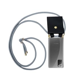 Samsung Galaxy NOTE 20 Deksel med Halskjede (grå)