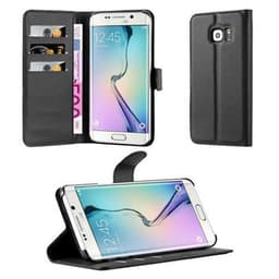 Samsung Galaxy S6 EDGE Pungetui Cover Case (Sort)