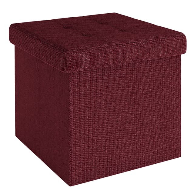 Sammenklappelig Skammel 38x38x38 cm Taburet (rød)