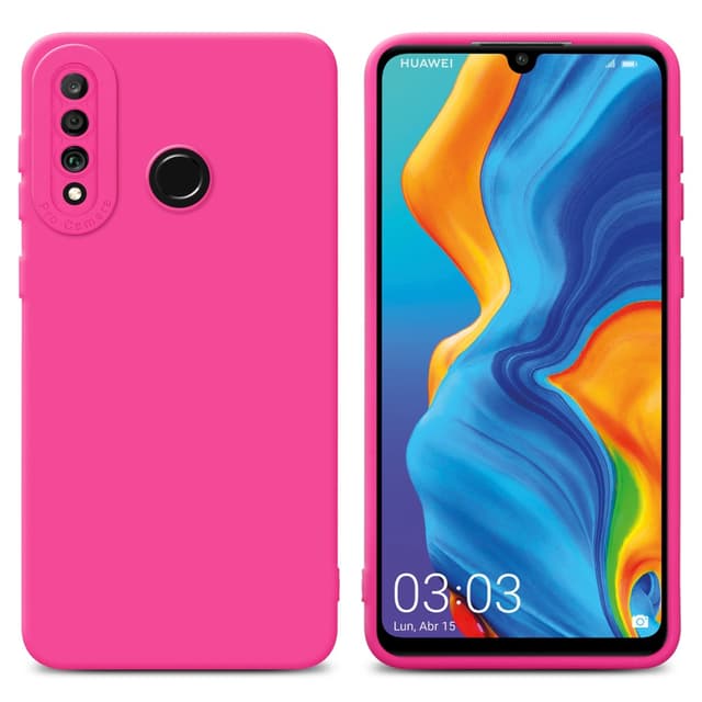 Huawei P30 LITE Skal Fodral Case (Rosa)