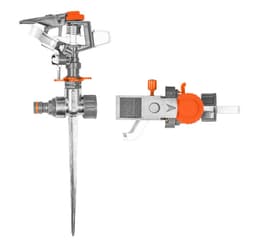 WHITE LINE Pulserende sprinkler på metallspyd