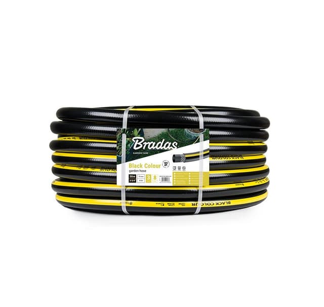 Hageslange SORT FARGE 1"" - 25m