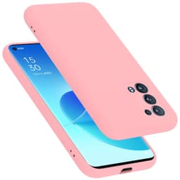 Oppo Reno6 PRO 5G silikondeksel case (rosa)