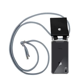 iPhone XR Deksel med Halskjede (grå)