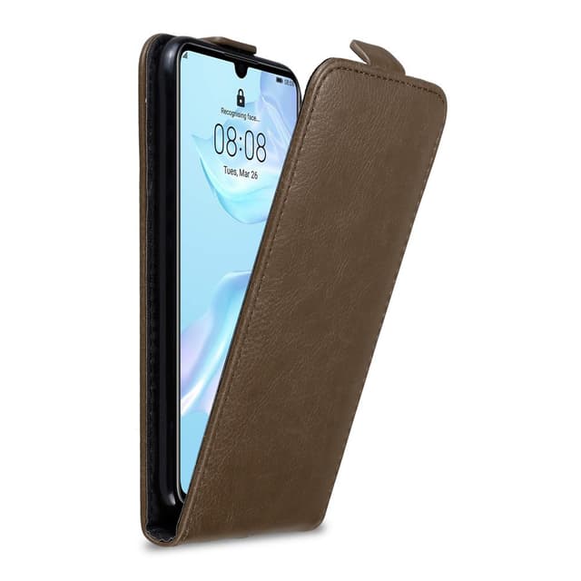 Huawei P30 Pungetui Flip Cover (Brun)