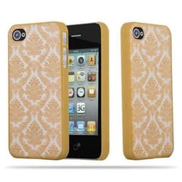 iPhone 4 / 4S Hardt Deksel Cover (gold)