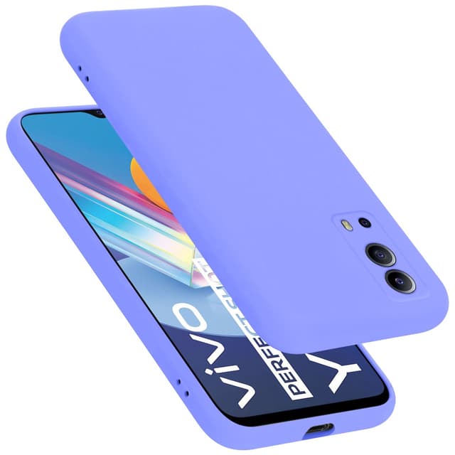 Vivo Y52 5G / Y72 5G silikondeksel case (lilla)
