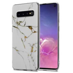 Samsung Galaxy S10 4G lommebokdeksel etui (hvit)