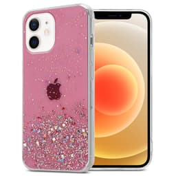 iPhone 12 MINI Suojakuori Kotelo (Vaaleanpunainen)