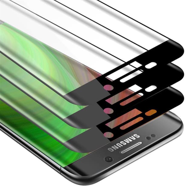 Samsung Galaxy S6 EDGE 3x Skjermbeskytter Skärmskydd