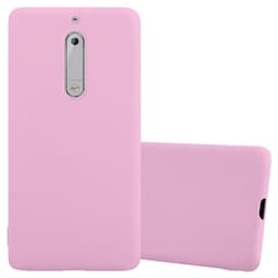 Deksel Nokia 5 2017 Silikon cover (rosa)