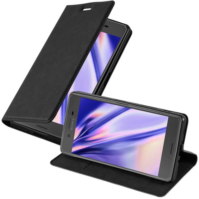 Sony Xperia X Suojakuori Lompakkokotelo (Musta)