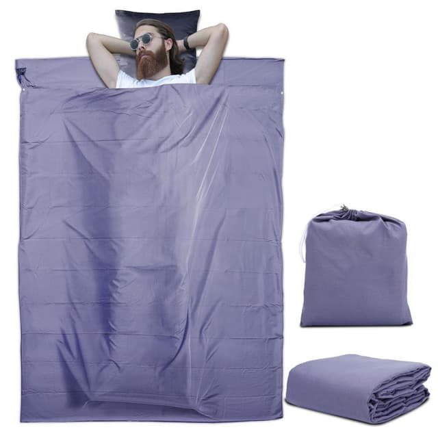 Sovepose Travel 115x 210 cm Reisesovepose (lilla)