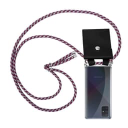 Skal Samsung Galaxy A51 4G / M40s Fodral Kedja (Röd)