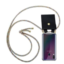 Samsung Galaxy A40 Etui Cover Kæde (Gul)
