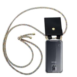 Samsung Galaxy S5 / S5 NEO Deksel med Halskjede (gul)