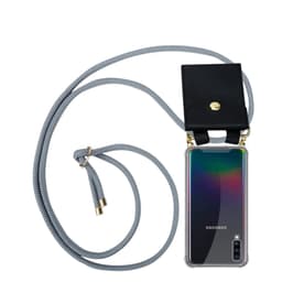 Samsung Galaxy A70 / A70s Deksel med Halskjede (grå)