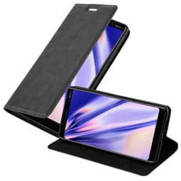 Skal Nokia 7 PLUS Plånboksfodral (Svart)