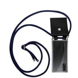 Oppo FIND X2 Deksel med Halskjede (blå)