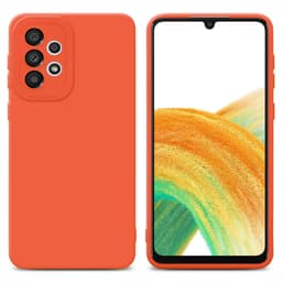 Deksel Samsung Galaxy A72 4G / 5G case (oransje)