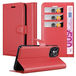 iPhone 12 PRO MAX Pungetui Cover Case (Rød)
