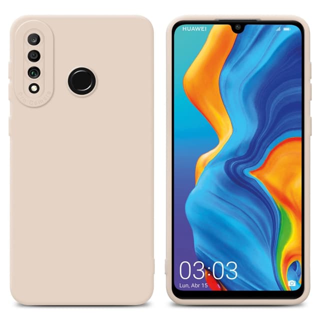 Huawei P30 LITE Suojakuori Kotelo (Vaaleanpunainen)