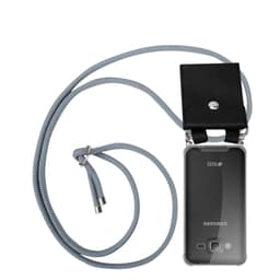 Samsung Galaxy J3 2016 Deksel med Halskjede (grå)