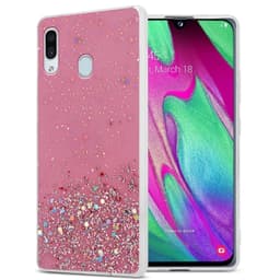 Samsung Galaxy A40 Cover Etui Case (Lyserød)