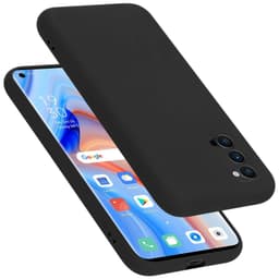 Oppo Reno4 PRO Suojakuori Kotelo Case (Musta)