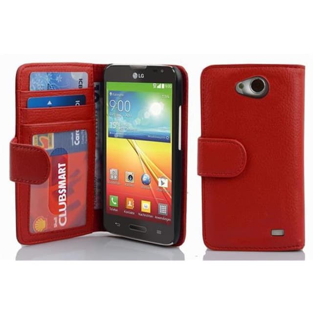 LG L70 (1. SIM) Pungetui Cover (Rød)
