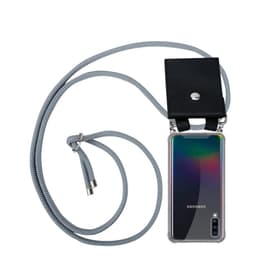Samsung Galaxy A70 / A70s Deksel med Halskjede (grå)