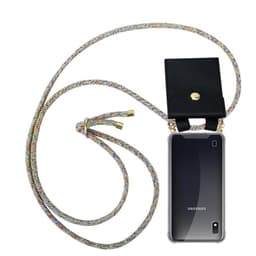 Samsung Galaxy A10 / M10 Etui Cover Kæde (Gul)