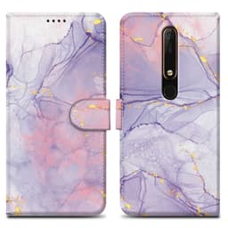 Nokia 6.1 Pungetui Cover Case (Lilla)
