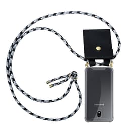 Samsung Galaxy J7 2018 Deksel med Halskjede (grå)