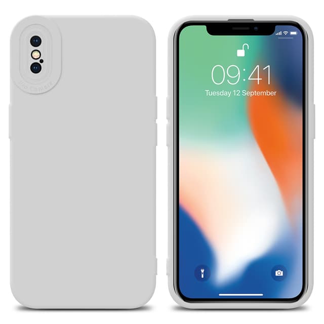 iPhone X / XS Deksel case (hvit)