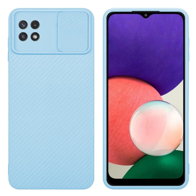 Samsung Galaxy A22 5G Cover Etui Case (Blå)