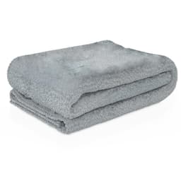 Blødt tæppe 200 x 150 cm Tagtæpper fleece (stengrå)