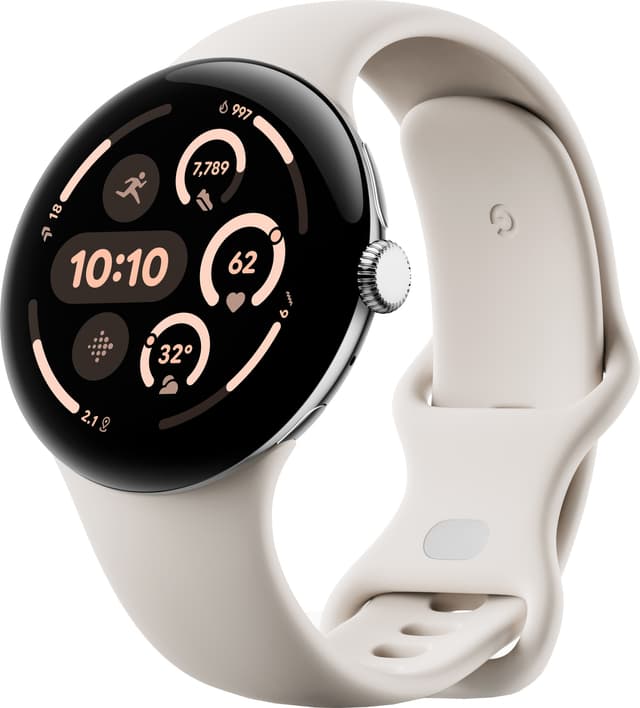 Google Pixel Watch 3 45mm LTE (Porcelæn)