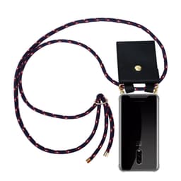 OnePlus 6T Etui Cover Kæde (Blå)