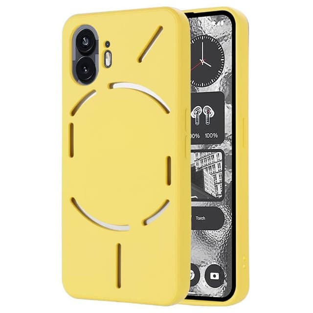 Liquid silikone cover Nothing CMF Phone 1 - Gul
