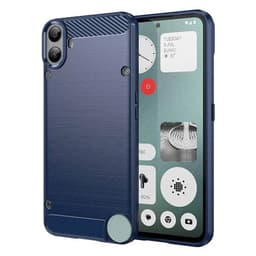 Harjattu TPU kuori Nothing CMF Phone 1 - Sininen