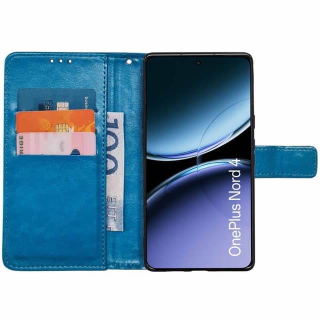 Wallet cover 3-kort OnePlus Nord 4 - Lyseblå