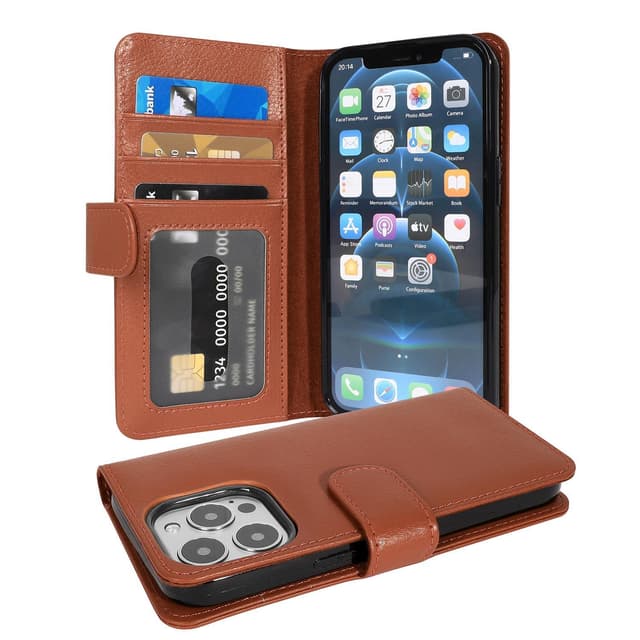 iPhone 13 PRO MAX Suojakuori Kotelo (Ruskea)