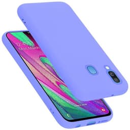 Samsung Galaxy A40 Skal Fodral Case (Lila)