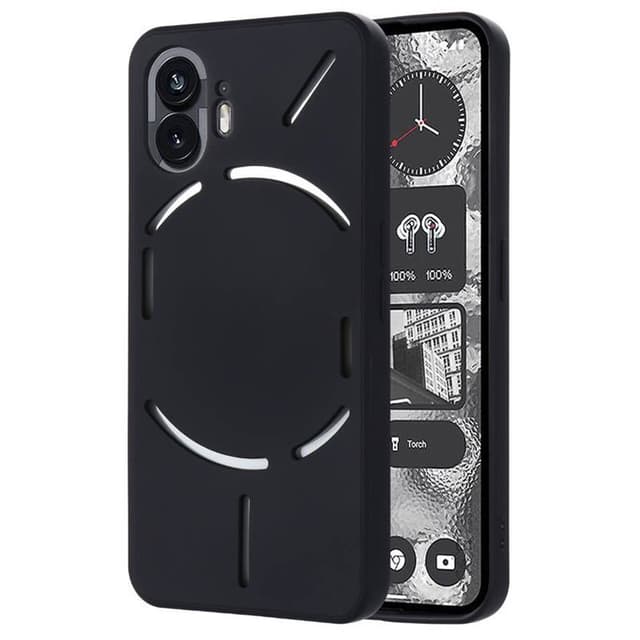Liquid silikone cover Nothing CMF Phone 1 - Sort