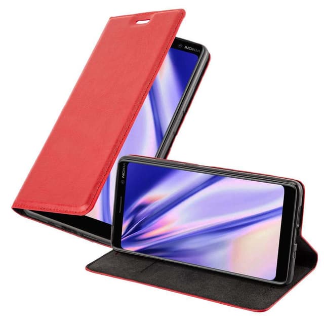 Nokia 7 PLUS Skal Fodral Case (Röd)