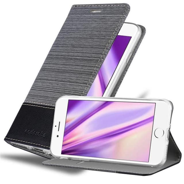 iPhone 6 / 6S Suojakuori Lompakkokotelo (harmaa)