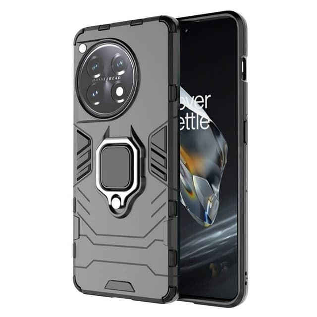 Hybrid Ring Case OnePlus 12 - Musta