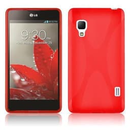 LG L5 II (2. SIM) Suojakuori Cover (Punainen)