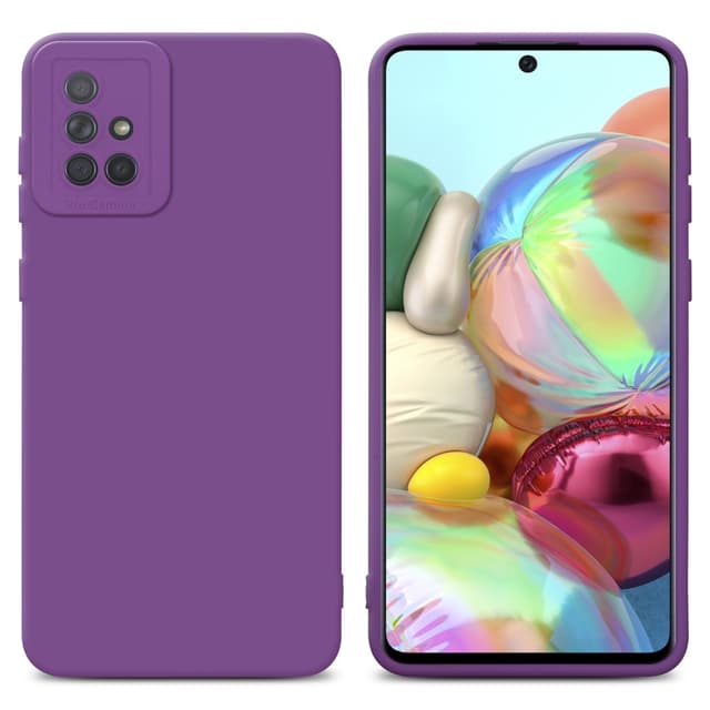 Samsung Galaxy A71 4G Cover Etui Case (Lilla)